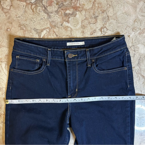Levi’s 721 High Rise Skinny Jean W 31 L 30 - Picture 6 of 12